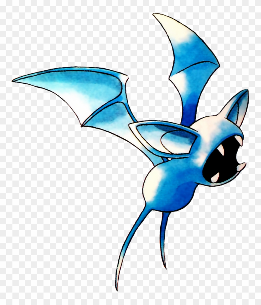 Zubat Pokemon Red And Blue Official Art - Pokemon Red And Blue Zubat Clipart
