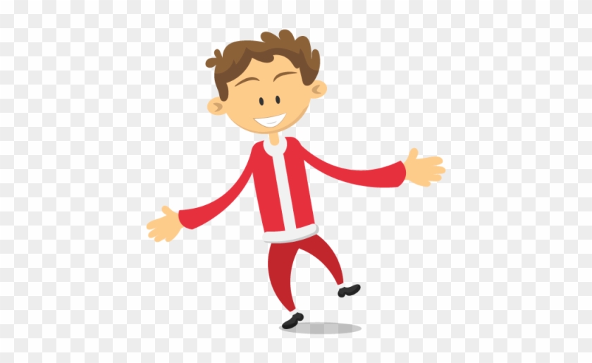 Free Christmas Party Clipart - Christmas People Cartoon Png Transparent Png #1565270