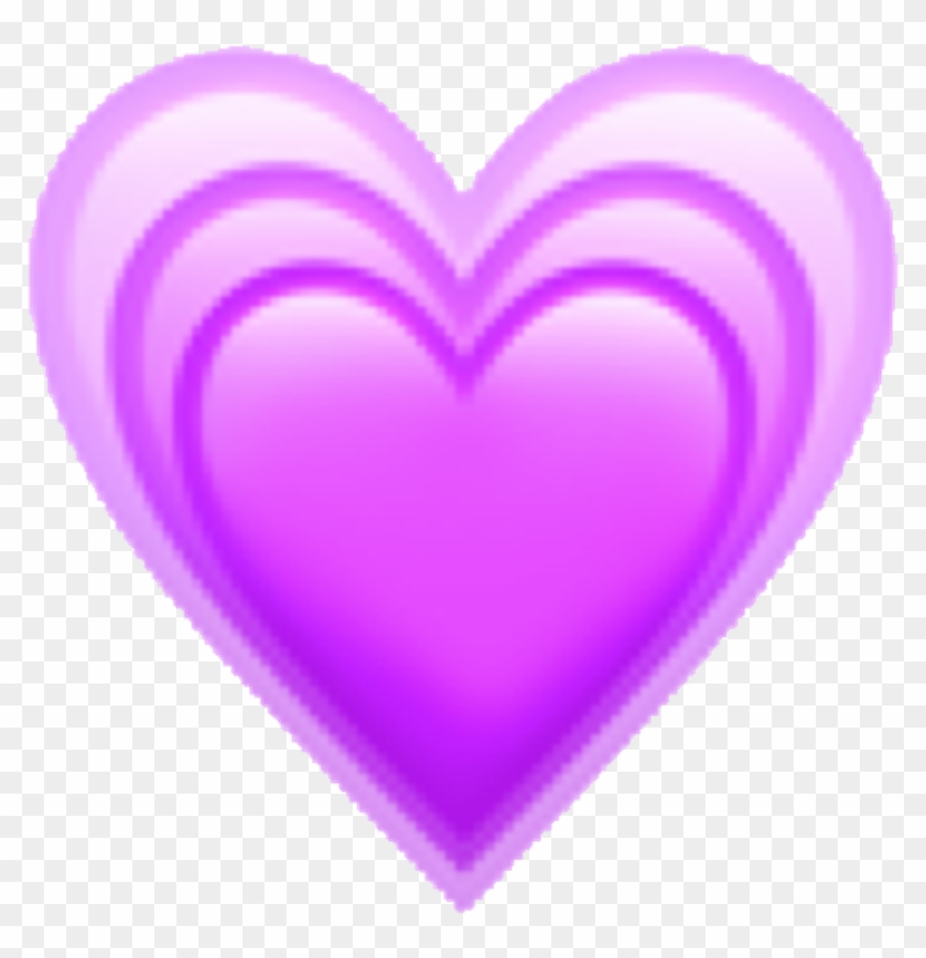 Kawaii Cute Purple Emoji Heart Art Aesthetic Aesthetic