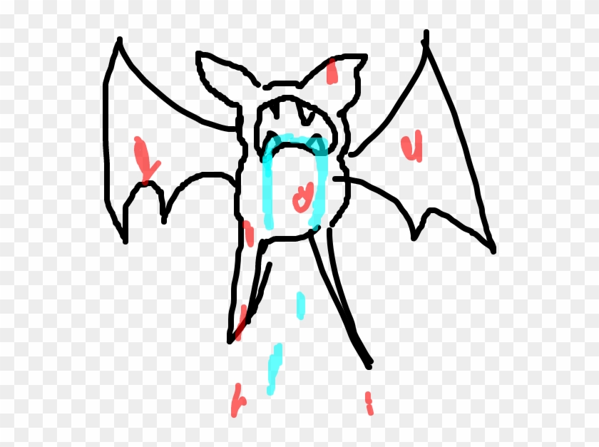 Zubat - Cartoon Clipart