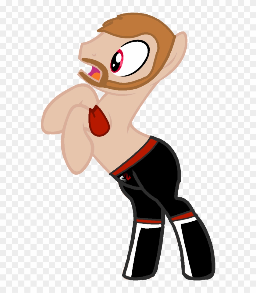 Digiradiance, Beard, Nxt, Ponified, Safe, Sami Zayn, - Cartoon Clipart