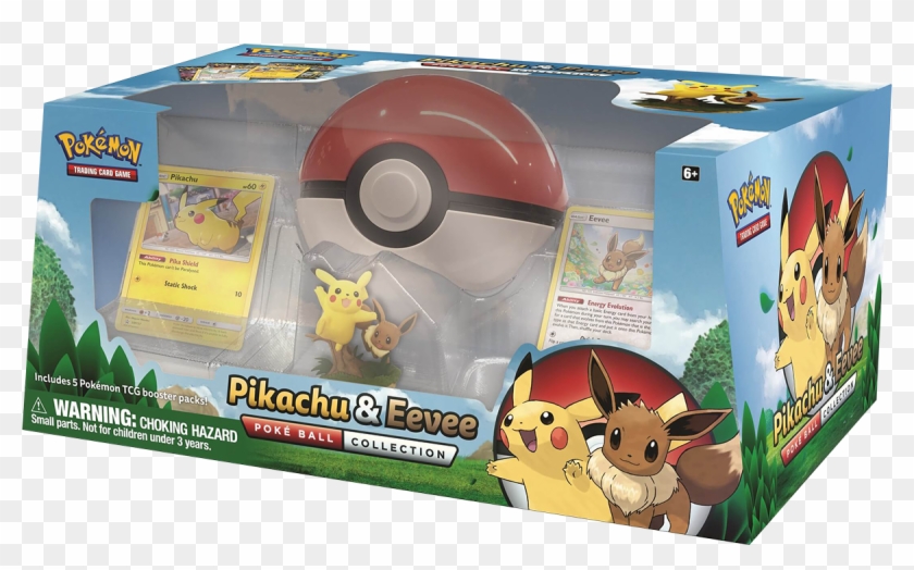 Pokemon - Pikachu And Eevee Pokeball Collection Clipart