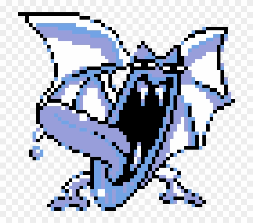 Who Wants A Figurine Based On The Original Golbat Sprite - Golbat Red Blue Sprite Clipart