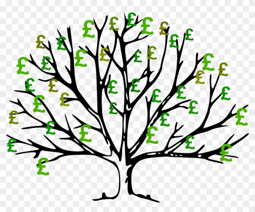 'there Is No Magic Money Tree', Said Theresa May On - Tree Drawing With Branches Clipart