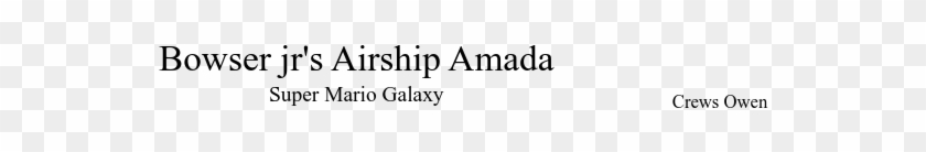 Bowser Jr's Airship Amada Sheet Music Composed By Crews - Slope Clipart #1566238