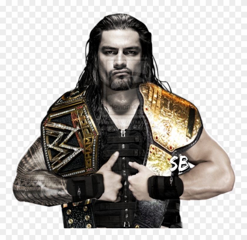 A Brand Split And Championship Split Would Be Best Roman Reigns Wwe World Heavyweight Championship Latest Clipart Pikpng