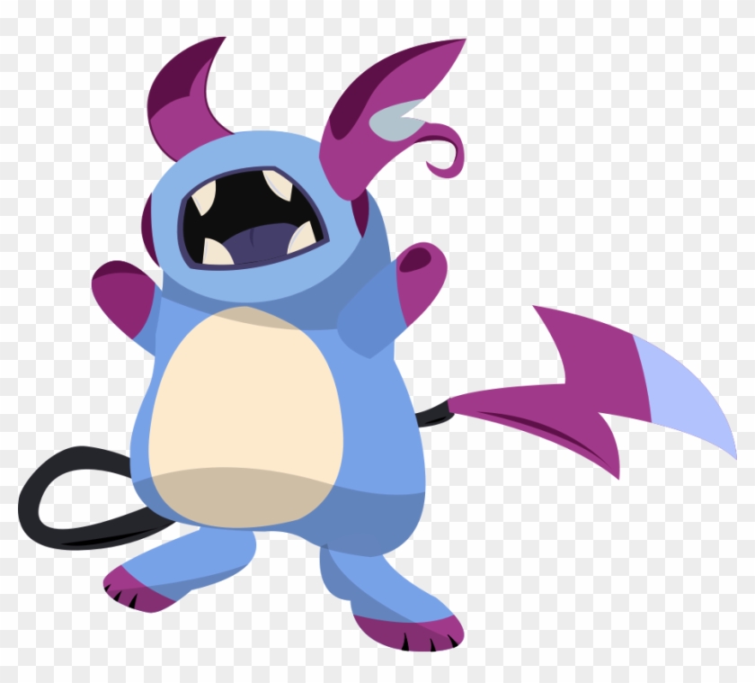 Zubat Riachu = Zuchu - Cartoon Clipart #1566469