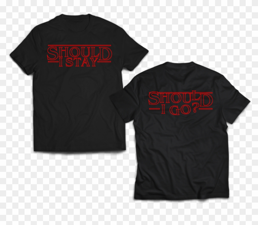 Stranger Things Stay Or Go Ver - Wftda Official Shirt Clipart #1566497