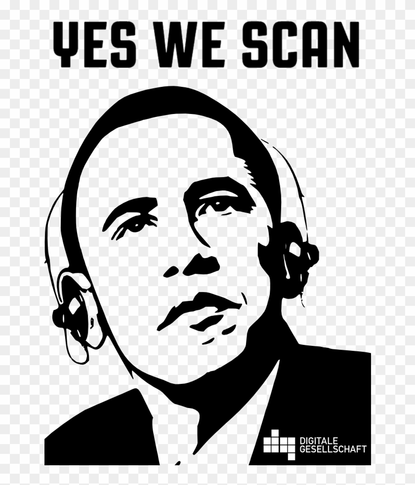 Big Brother Obama - Obama Black And White Poster Clipart #1566525