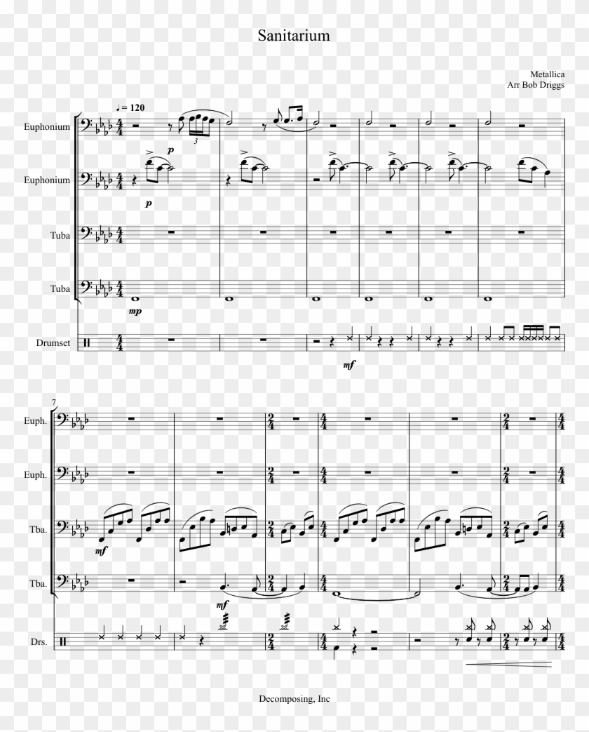 Frosty The Snowman Sheet Music Composed By Arranged - Burn The House Down Trumpet Part Clipart