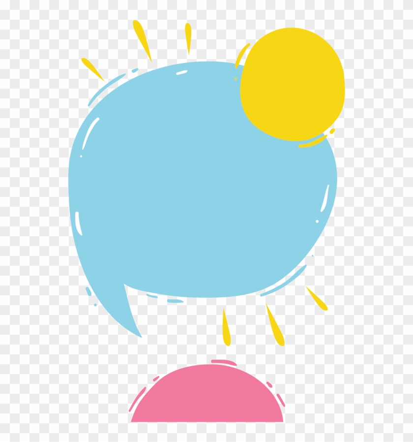 Down Pink Blue Balloon Yellow Round Book Banner - Circle Clipart #1566775