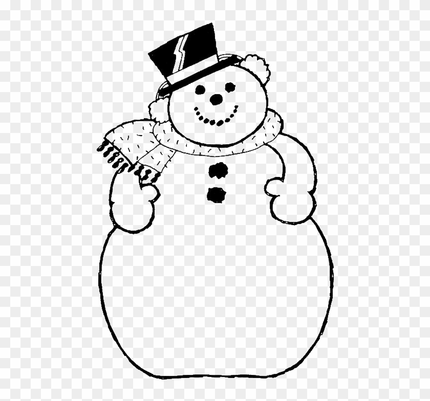 The Big Of Frosty Snowman Coloring For Kids - Snowman With Number 2 Clipart