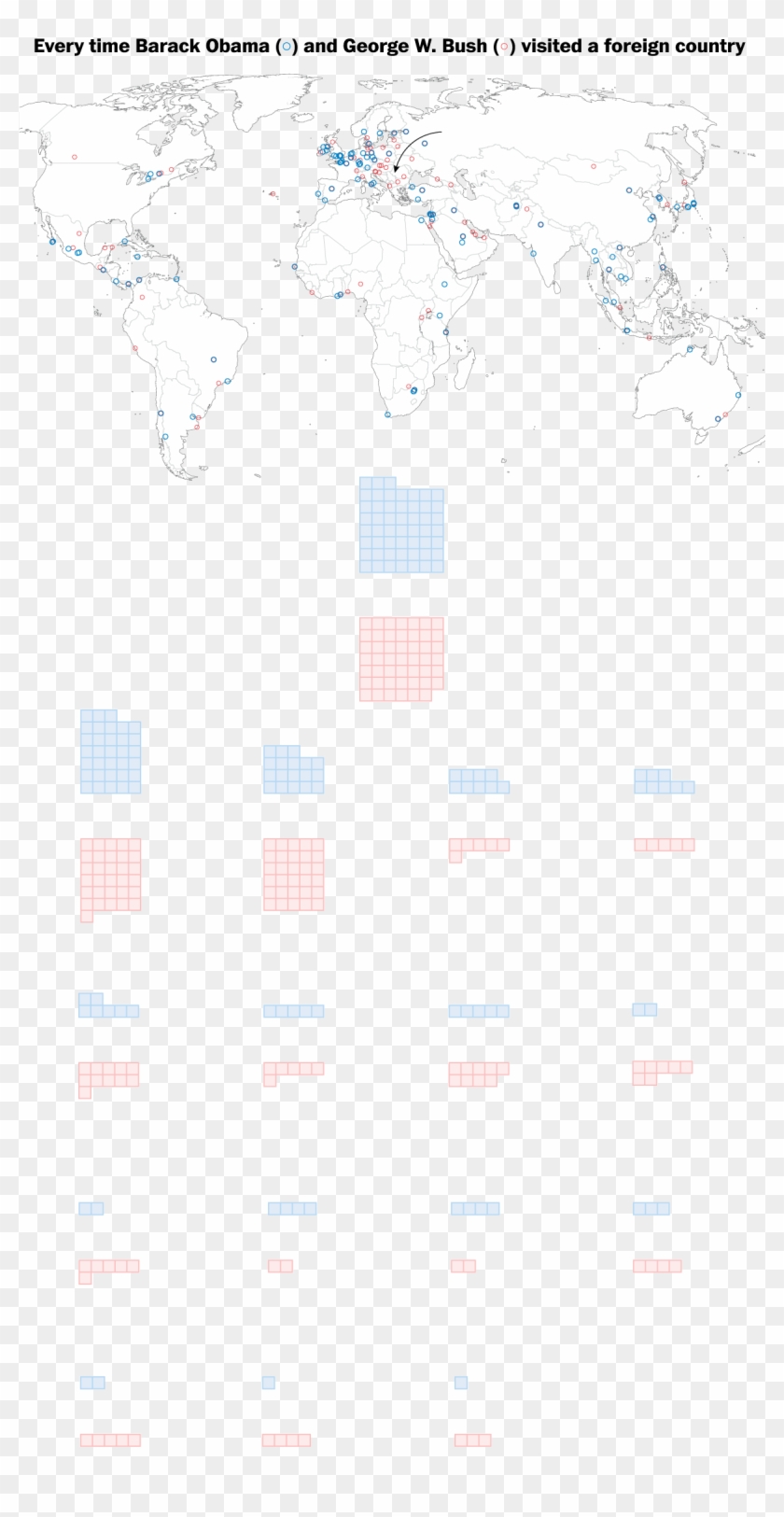 Bush Made More Trips To Europe, Many To The Balkans - World Map Clipart #1566994