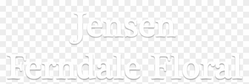 Jensen Ferndale Floral - Calligraphy Clipart #1566995