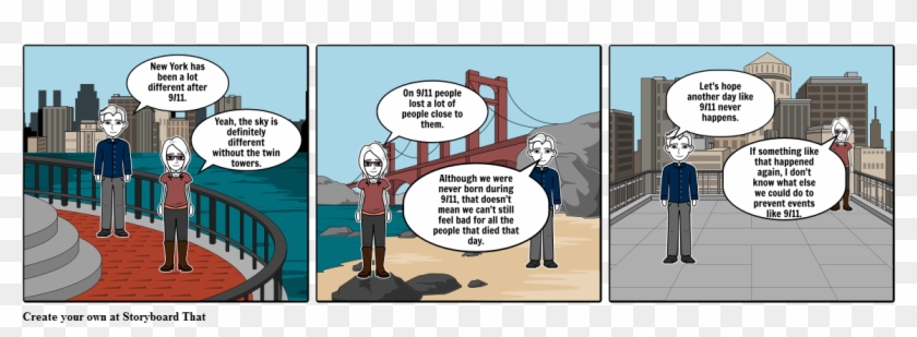 Ryan Romine Twin Towers - Logos Pathos Ethos Comic Strip Clipart