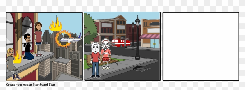 The Twin Towers/9-11 - Comics Clipart