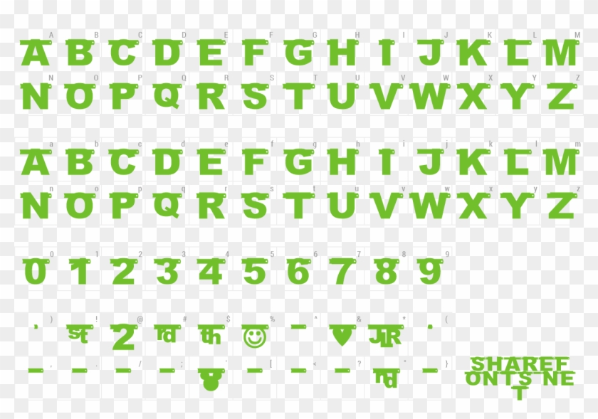 Font Jlr Birthday Banner Preview - Chiffres 1 À 10 Clipart