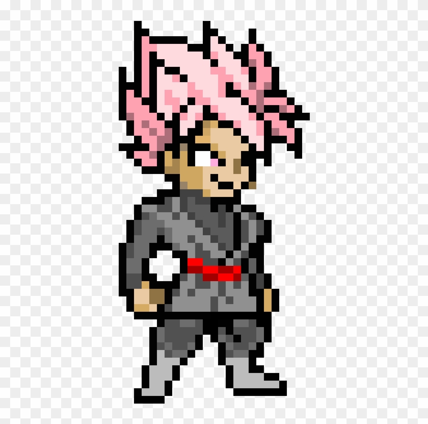 Ssjrose Goku Black - All Might Pixel Art Clipart