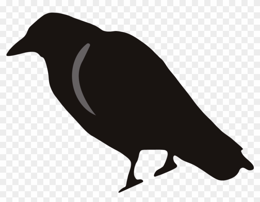 Tombstone Clipart Crow - Crow Clip Art - Png Download #1568104