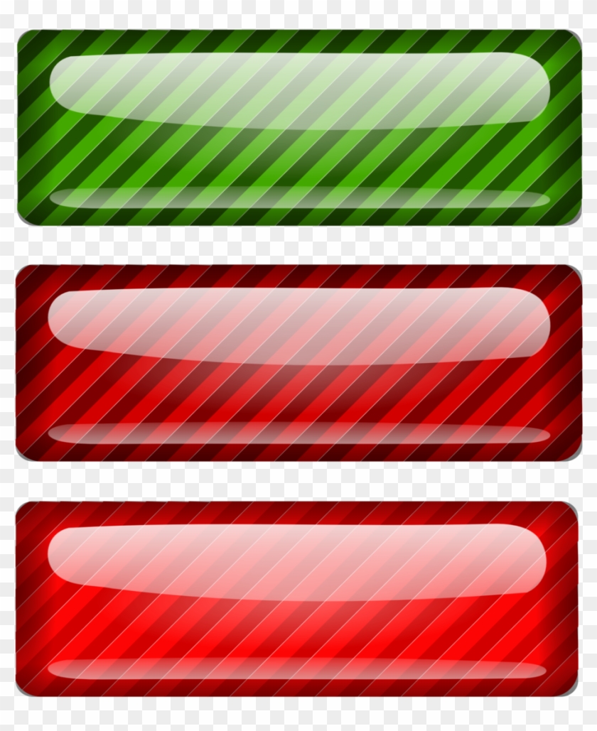 Illustration Of Colorful Blank Buttons - Icon Glossy Button Png Clipart