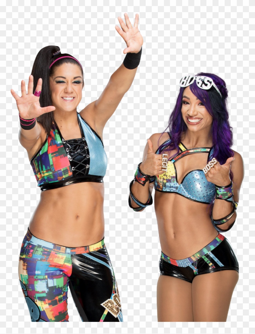 Sashabanks Sticker - Bayley And Sasha Banks Photoshoot Clipart #1568298