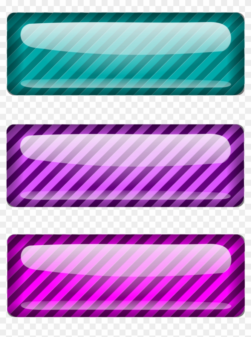 Illustration Of Colorful Blank Buttons - Glossy Button In Android Clipart #1568415