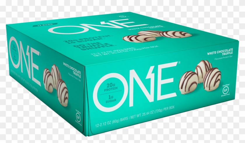 Iss Research One Protein Bar - One Bar White Chocolate Truffle Clipart #1568563