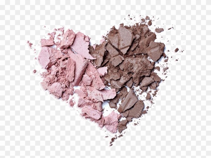 Eyeshadow Powder Png - Powder Heart Clipart