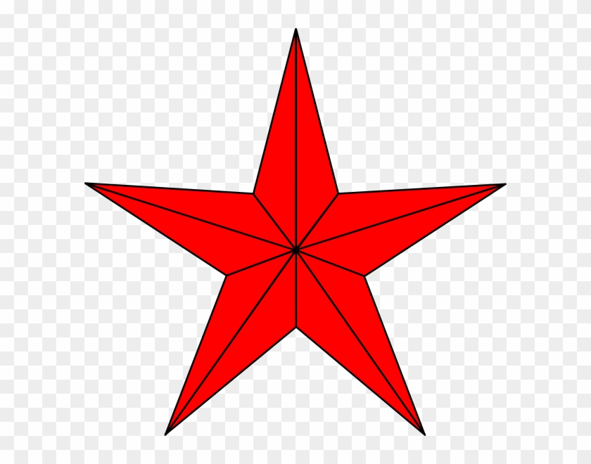 Red Star White Background Clipart #1568870