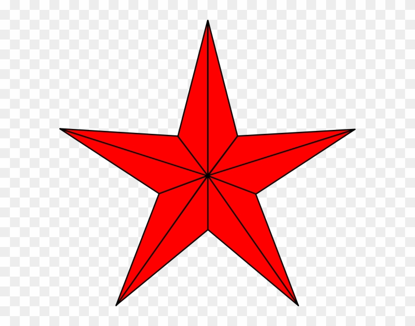 Red Star White Background Clipart #1568870