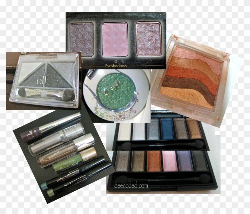 All The Eyeshadows I Currently Own - Eye Shadow Clipart #1569037