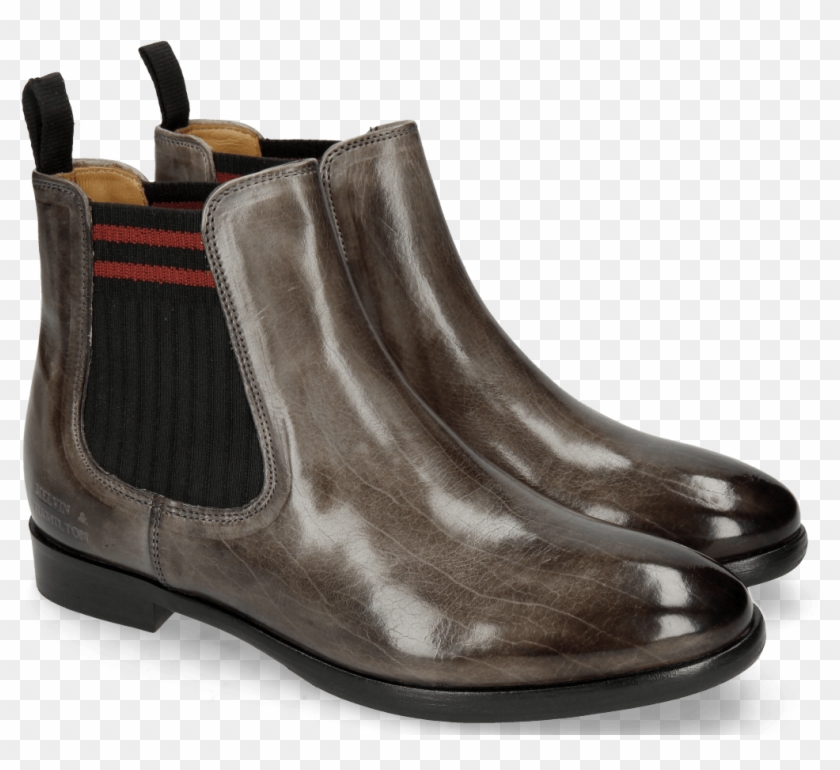 Ankle Boots Daisy 6 Stone Elastic Lines Red - Melvin & Hamilton Clipart #1569070