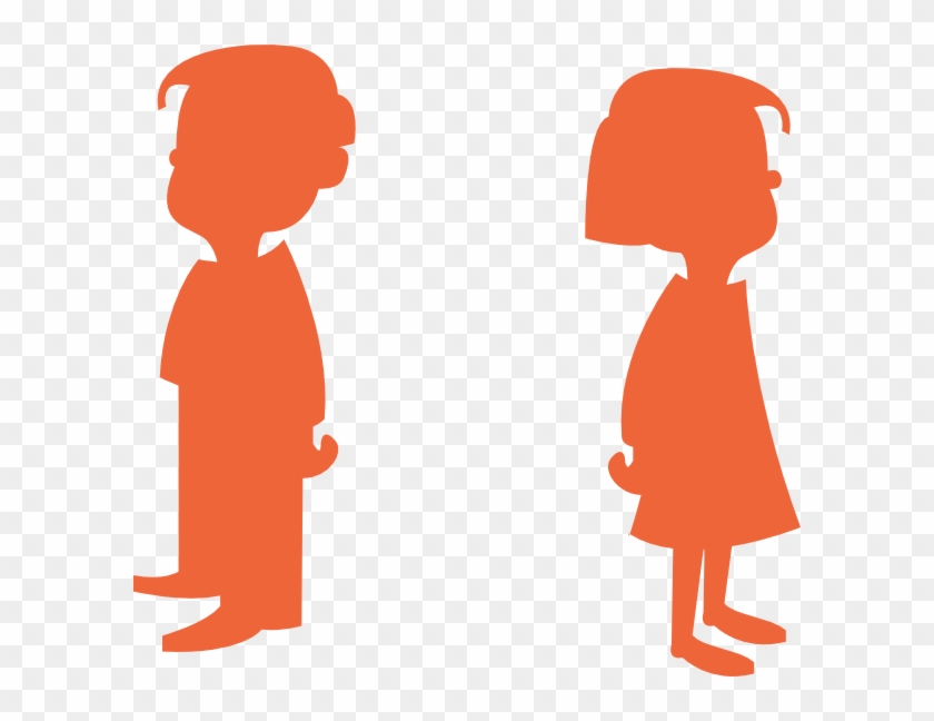 How To Set Use Girl Silhouette Orange Icon Png Clipart