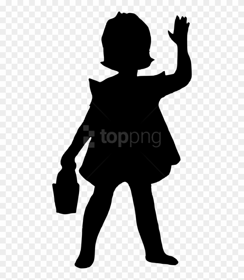Free Png Girl Silhouette Png - Silhouette Clipart