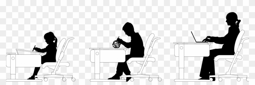 Read Here Why The Right Height Adjustment Is So Important - Sitting Clipart #1569331
