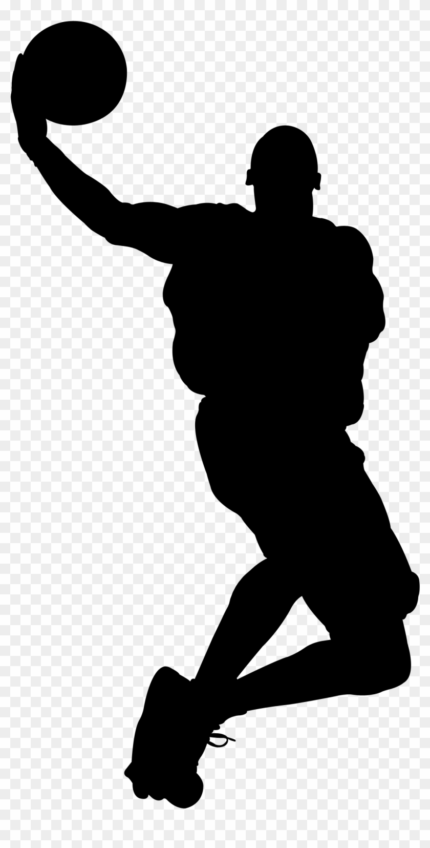 Basketball Silhouette - Silhouette Clipart #1569421