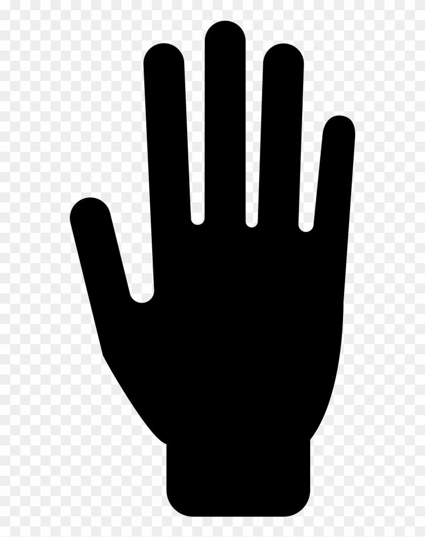 Hand Silhouette Comments - Black Hand Png Clipart #1569458