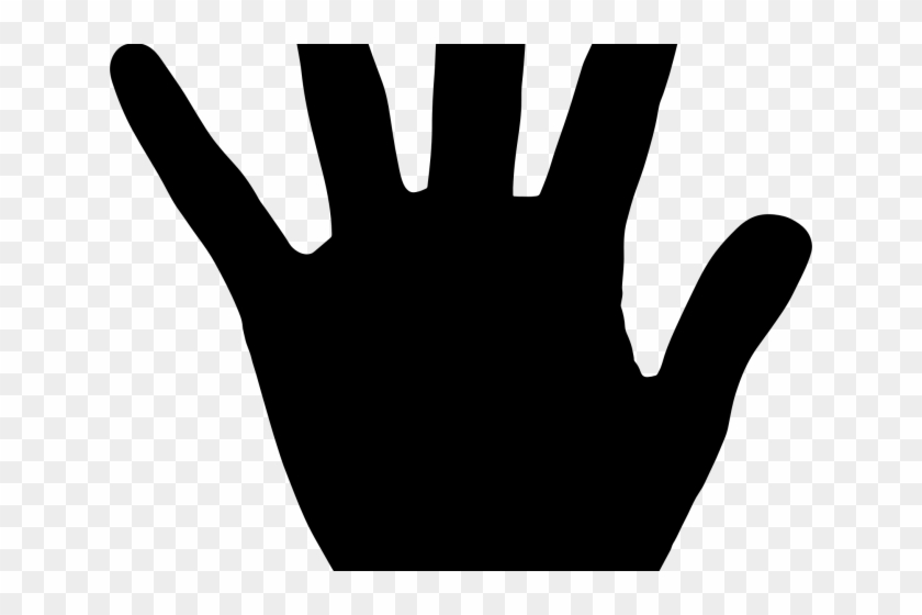 Silhouette Clipart Hand - Sign - Png Download