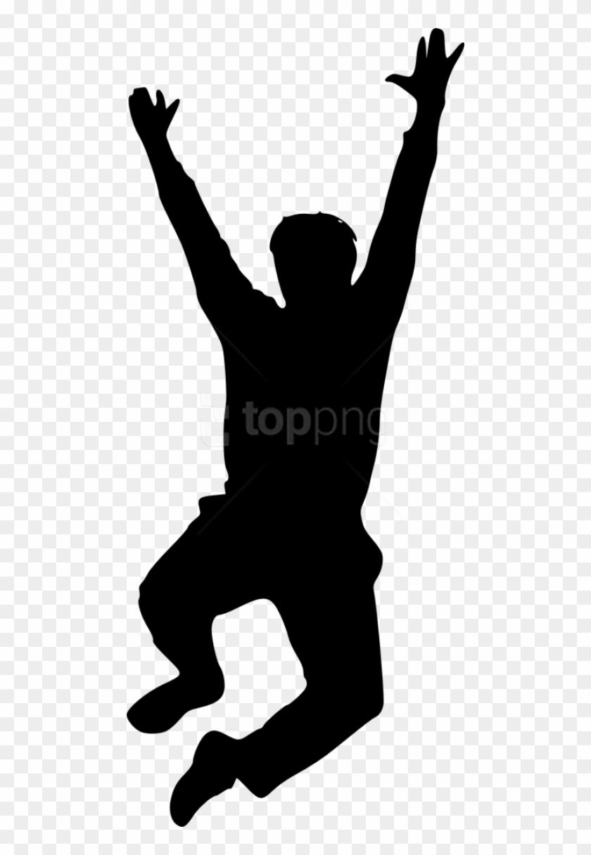 Free Png Happy Jump Silhouette Png - Happy Jump Silhouette Clipart #1570031