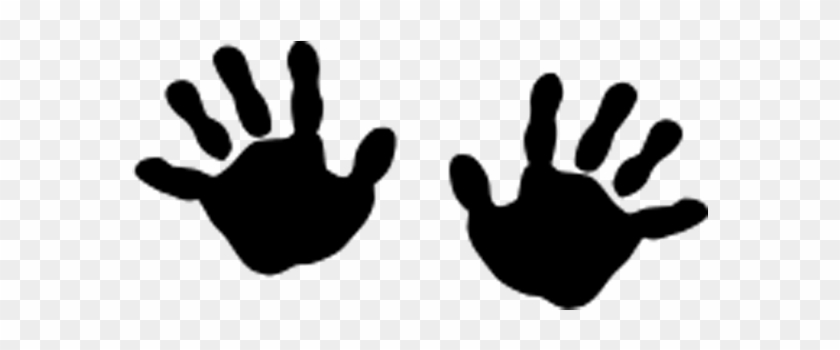 Select A Shape - Baby Hand Prints Blue Clipart #1570066