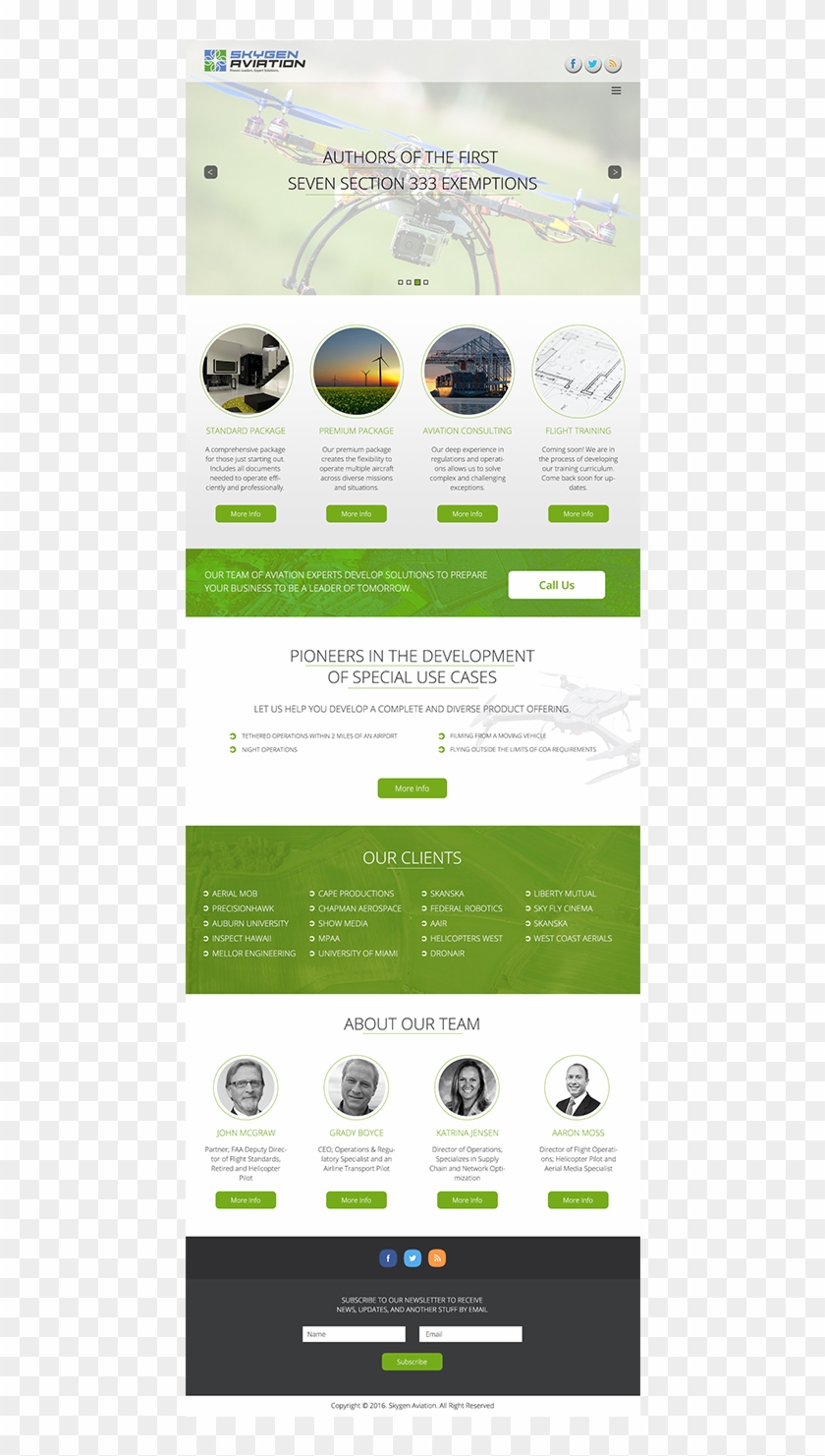 Professional, Bold, Agribusiness Web Design For Skygen - Online Advertising Clipart #1570917