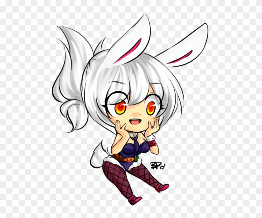 Riven By Kawailemon - Battle Bunny Riven Chibi Clipart #1571116