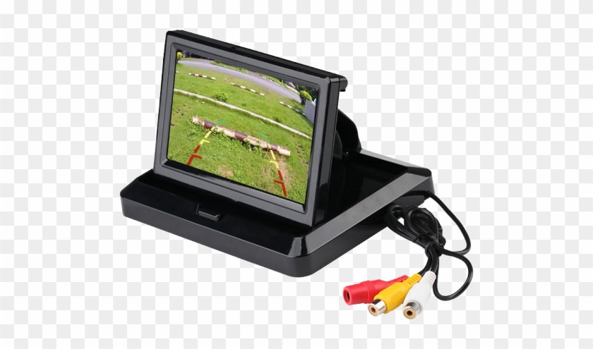 5 Inch Folding Screen Monitortft Lcd Auto Car Rear - Electronics Clipart