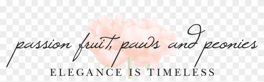 Passion Fruit, Paws And Peonies - Cindy Chao Clipart