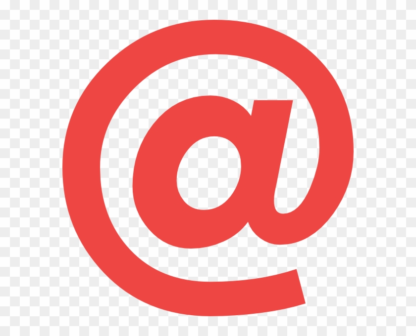Email Icon Vector Red Clipart #1571442