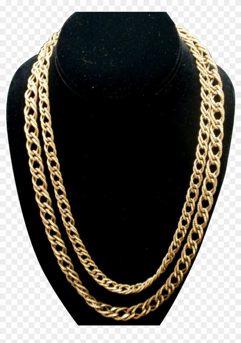 Vintage Chain Necklace Double - Silver 10mm Figaro Chain Clipart #1571643