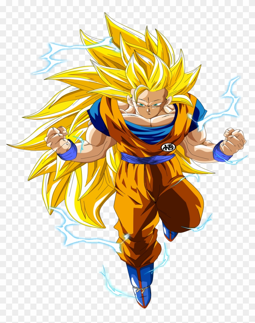 Mobile Wallpaper - Sangoku Super Saiyan 3 Clipart #1571972