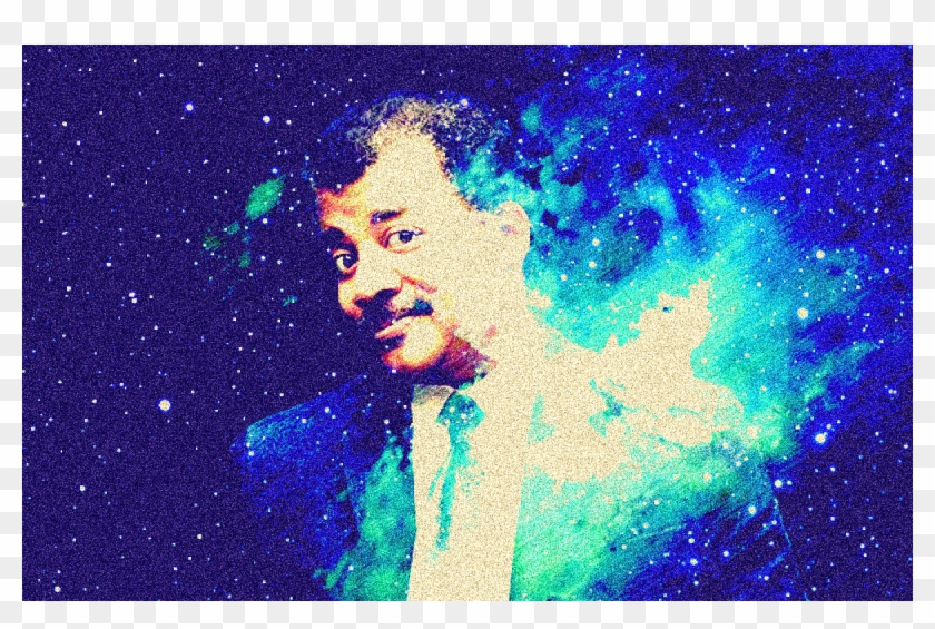 Neil Degrasse Tyson, Astrophysicist - Illustration Clipart