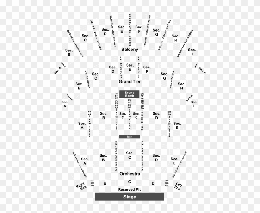 Event Info - Altria Theater Orchestra B Row Bb Seat 207 Clipart #1572179