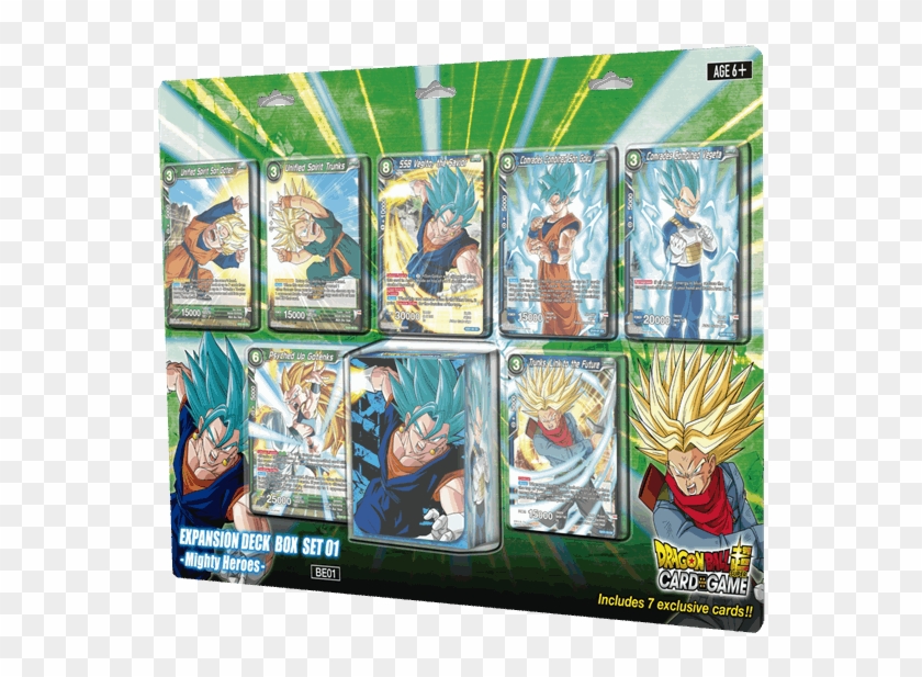 Mighty Heroes Deck Box Set - Dragon Ball Super Card Game Expansion Deck Box Set Clipart #1572398
